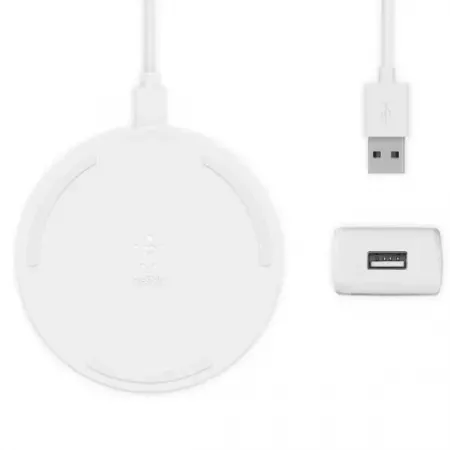 Belkin Cargador inalámbrico 10W blanco – carga rápida Belkin Cargador inalámbrico 10W blanco – carga rápida