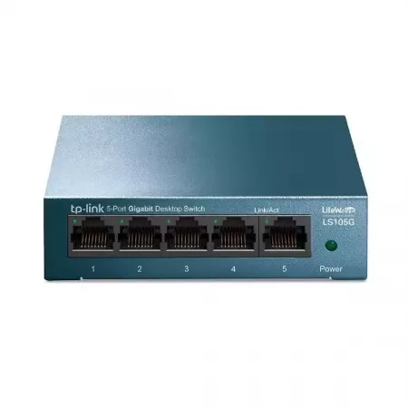 TP-LINK Switch LiteWave LS105G 8 Puertos Gigabit RJ45 TP-LINK Switch LiteWave LS105G 8 Puertos Gigabit RJ45