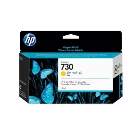 Cartucho Tinta Amarilla Original HP 730 130 ml - Colores Vivos Cartucho Tinta Amarilla Original HP 730 130 ml - Colores Vivos