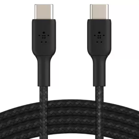 Belkin Cable USB-C 2.0 Trenzado 1M Negro - Conexión Rápida Belkin Cable USB-C 2.0 Trenzado 1M Negro - Conexión Rápida