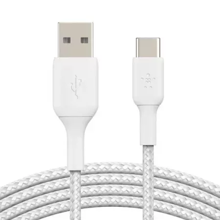 Belkin Cable USB-C 2m Blanco | Resistente y Duradero Belkin Cable USB-C 2m Blanco | Resistente y Duradero