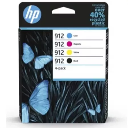 Pack Tintas HP 912 CMYK Alta Calidad para Impresiones Pro Pack Tintas HP 912 CMYK Alta Calidad para Impresiones Pro