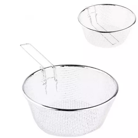 Cestillo freidor acero inoxidable 26 cm con mango plegable Cestillo freidor acero inoxidable 26 cm con mango plegable