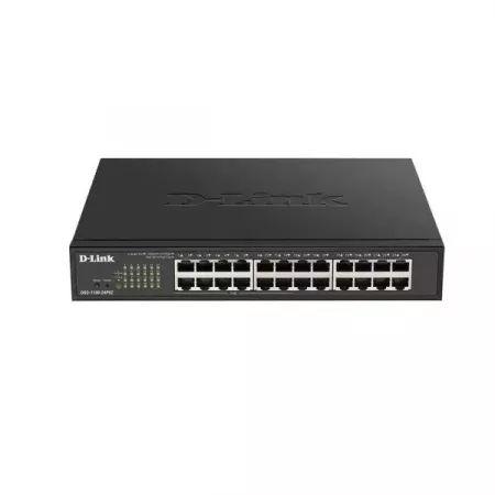 Switch Gigabit PoE 24 Puertos D-Link con 12 PoE 100W Switch Gigabit PoE 24 Puertos D-Link con 12 PoE 100W