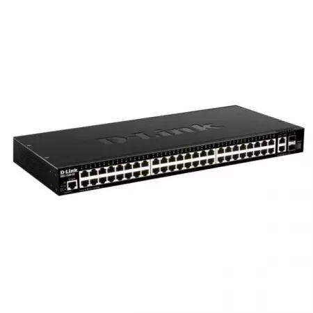 Switch Smart D-Link 48 Puertos Gigabit y 4 POE+ Gestión Inteligente Switch Smart D-Link 48 Puertos Gigabit y 4 POE+ Gestión Inteligente