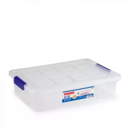 Caja de Almacenaje Transparente 5L con Tapa – Compacta y Práctica Caja de Almacenaje Transparente 5L con Tapa – Compacta y Práctica