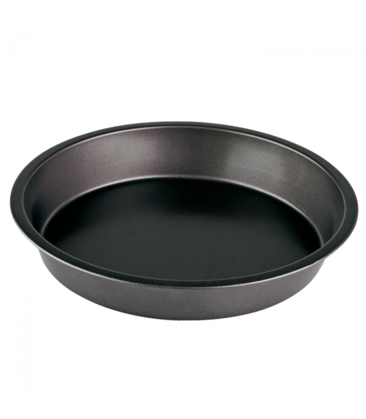 LifeStyle - Molde redondo de acero antiadherente 26 x 5 cm, recipiente,  bandeja, fuente para horno, repostería, roscón, bizcocho