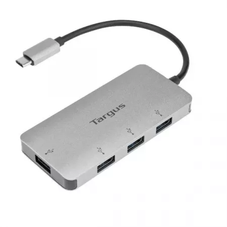 Targus Hub USB-C 4 Puertos en Estuche de Aluminio Compacto Targus Hub USB-C 4 Puertos en Estuche de Aluminio Compacto
