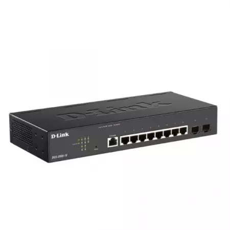 D-Link Switch Giga PoE 8 Puertos con 2 SFP – Alta Velocidad D-Link Switch Giga PoE 8 Puertos con 2 SFP – Alta Velocidad