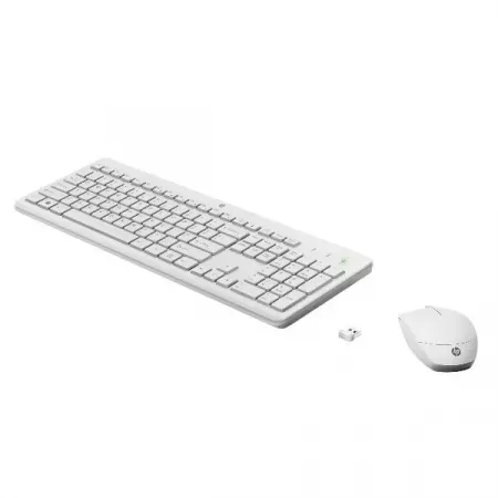 HP Combo Inalámbrico Teclado y Mouse Blanco C2710 HP Combo Inalámbrico Teclado y Mouse Blanco C2710