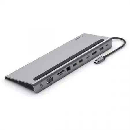 Belkin Hub USB-C 11 en 1 | Conexión Rápida y Multifuncional Belkin Hub USB-C 11 en 1 | Conexión Rápida y Multifuncional