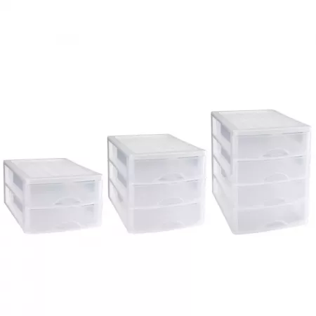 Cajonera Sobremesa 2 Cajones Blanca Transparente – Compacta y Práctica Cajonera Sobremesa 2 Cajones Blanca Transparente – Compacta y Práctica