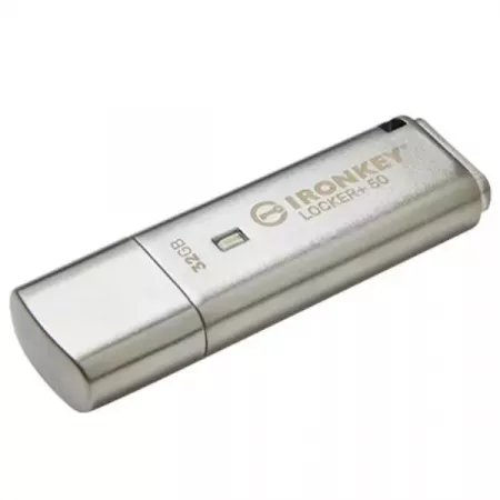 Kingston USB 32GB IKLP50 con Encriptación AES Segura Kingston USB 32GB IKLP50 con Encriptación AES Segura