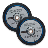 Tradineur - Platos/discos Corte para piedra - 2 Unidades - Disco para corte de piedra, hormigón, ladrillo - Accesorio de herramienta - Diámetro 23 cm - 8500 rpm.