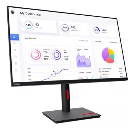 Lenovo T32p-30: Monitor HD Profesional para Diseño y Juegos Lenovo T32p-30: Monitor HD Profesional para Diseño y Juegos