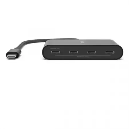 Belkin Hub USB-C 4 Puertos | Conexión Rápida y Versátil Belkin Hub USB-C 4 Puertos | Conexión Rápida y Versátil