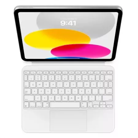 Magic Keyboard Folio Apple para iPad 10.2/11 Blanco Elegante