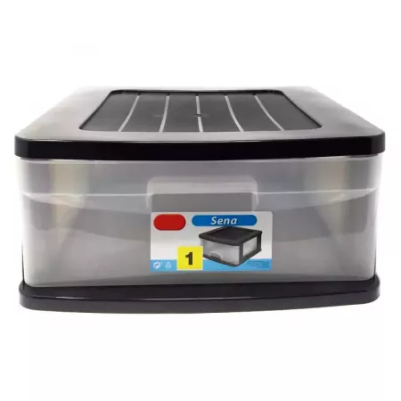 Cajonera Compacta Negra en Polipropileno, Ideal Hogar y Oficina Cajonera Compacta Negra en Polipropileno, Ideal Hogar y Oficina