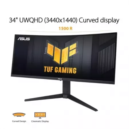 Monitor Curvo Asus 34" Ultra Wide QHD 1ms – Visualiza Más Monitor Curvo Asus 34" Ultra Wide QHD 1ms – Visualiza Más