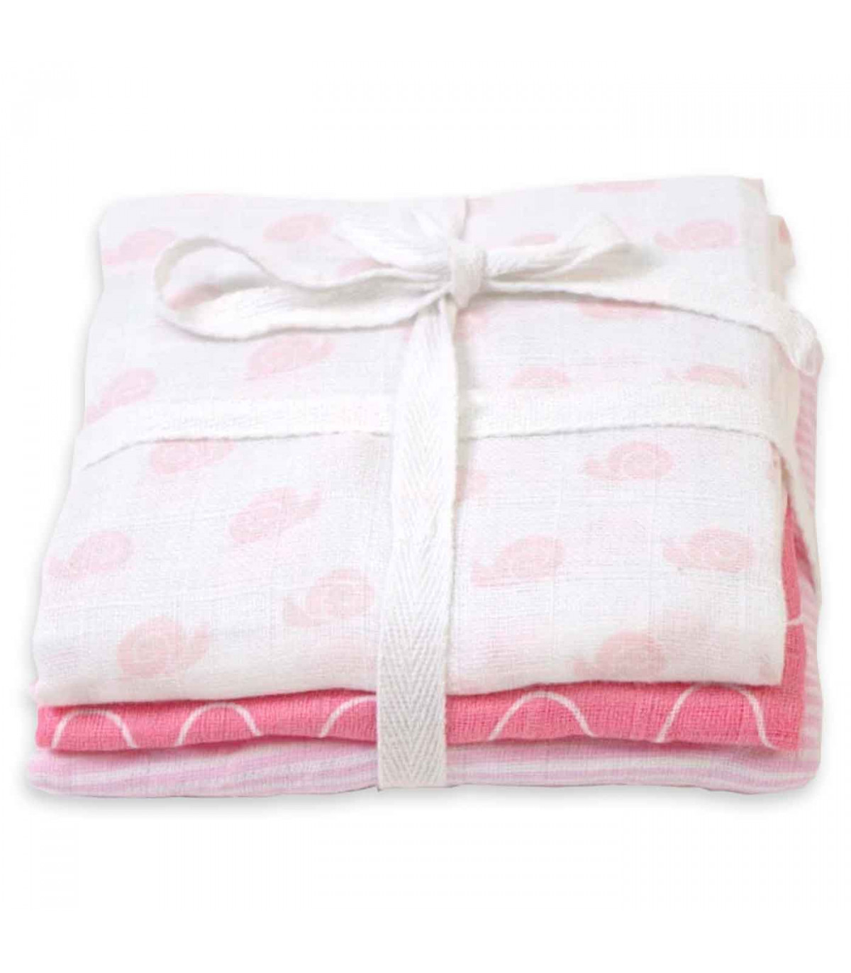 Pack de Muselinas para bebé - Muselinas para Bebés Recién Nacidos - 100%  Algodón - Diseño para niño - 80 x 70 cm