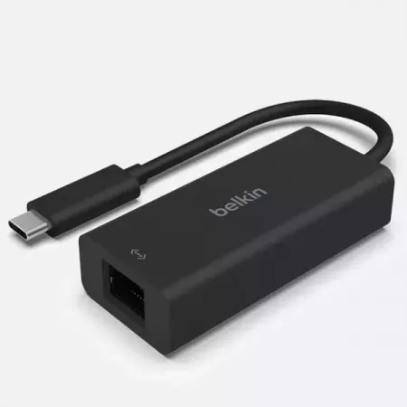 Adaptador Ethernet 2.5GB USB4 Belkin - Conexión Rápida Adaptador Ethernet 2.5GB USB4 Belkin - Conexión Rápida