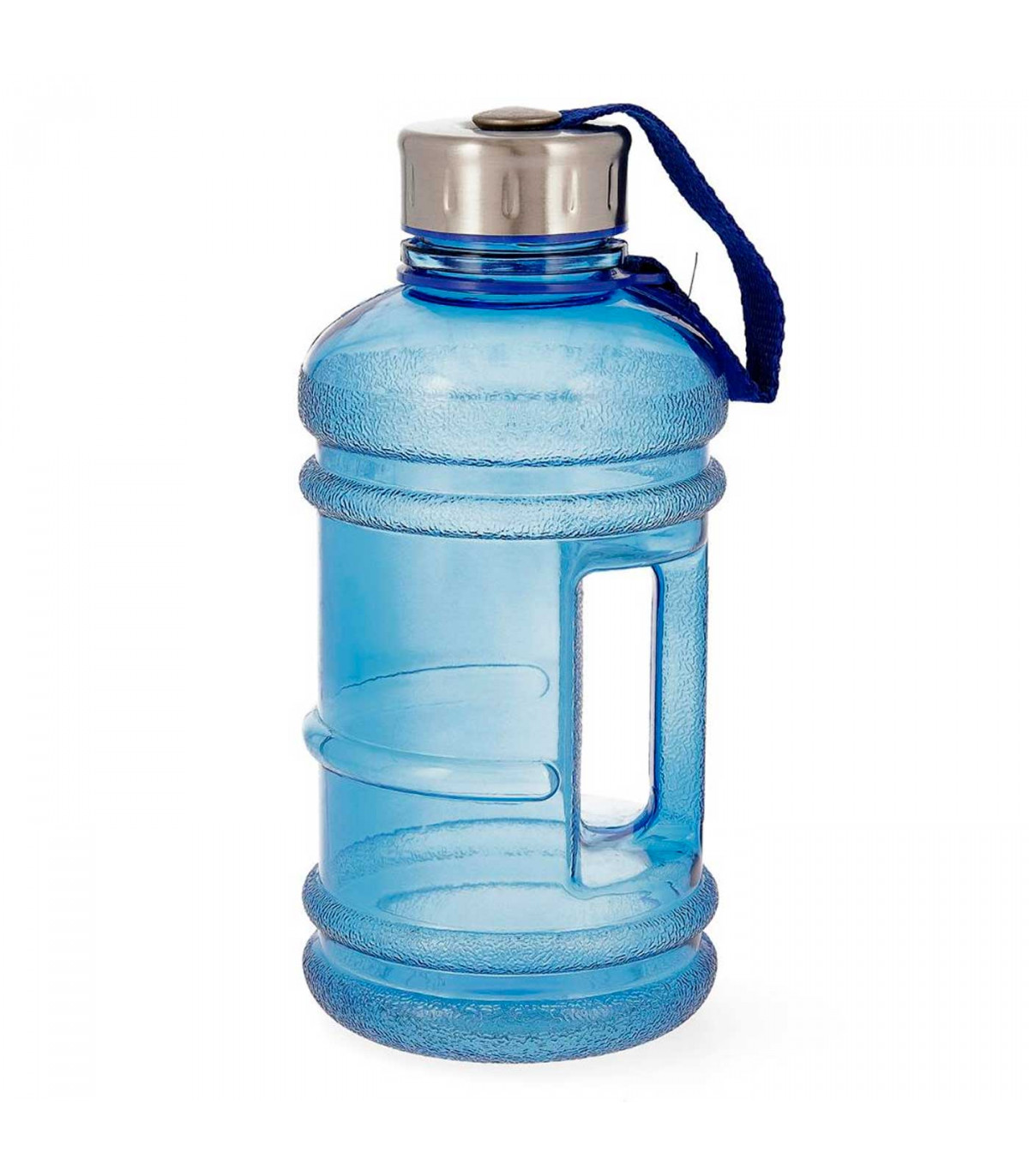 Disminución homosexual frijoles Tradineur - Botella de plástico con asa, garrafa, bidón agua sin BPA, a  prueba de fugas, senderismo, acampada, fitness, gimnasio