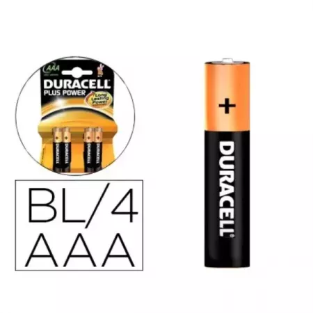 Duracell Pilas Recargables AAA 750mAh Pack x4 Alta Duración Duracell Pilas Recargables AAA 750mAh Pack x4 Alta Duración