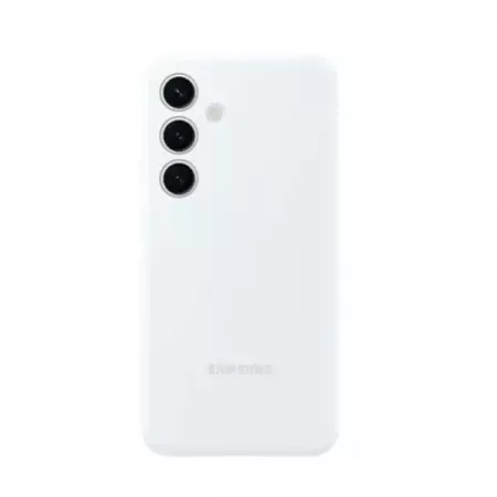 Funda Silicona Blanca Samsung S24 - Protección Elegante Funda Silicona Blanca Samsung S24 - Protección Elegante