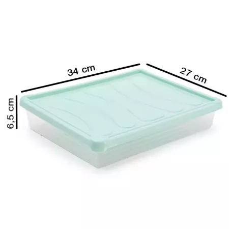 Bandeja Plástico 4L con Tapa Pastel, Micro, Lavavajillas y Congelador Bandeja Plástico 4L con Tapa Pastel, Micro, Lavavajillas y Congelador