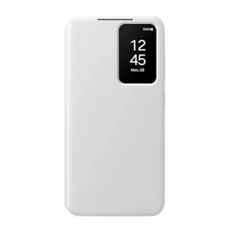 Funda Samsung S24 Blanca con Tapa Inteligente Elegante Funda Samsung S24 Blanca con Tapa Inteligente Elegante