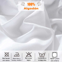  Sábana bajera ajustable tamaño Twin X-LongTwin Matrimonial,  Queen, King, Cal K, NiaKing, se adapta a 100% algodón de fibra larga de 7.9  in de profundidad, ropa de cama duradera y duradera (
