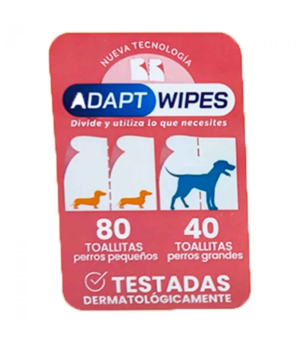 Tradineur - Toallitas higiénicas para mascotas - Segura para todas las  razas - Incluye 80 pequeñas / 40 grandes
