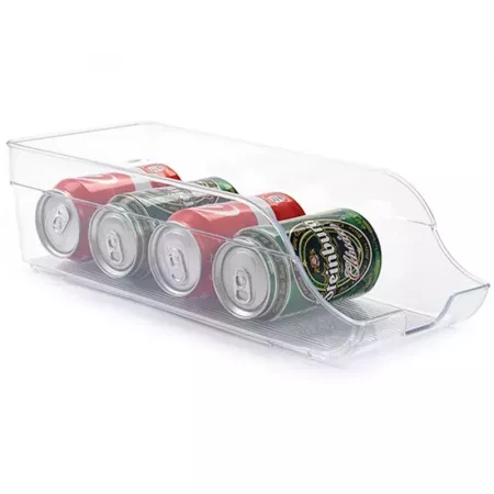 Organizador de latas para nevera, plástico práctico y versátil Organizador de latas para nevera, plástico práctico y versátil