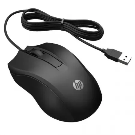 Mouse Cableado HP 100 Negro – Precisión y Comodidad Sureñas Mouse Cableado HP 100 Negro – Precisión y Comodidad Sureñas