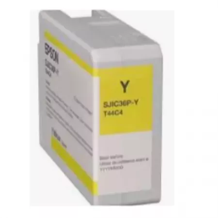 Cartucho Tinta Amarillo Epson SJIC36P para ColorWorks C6500 Cartucho Tinta Amarillo Epson SJIC36P para ColorWorks C6500