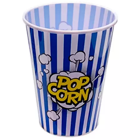 Cubo de palomitas plástico 18x15 cm, diseño original cine Cubo de palomitas plástico 18x15 cm, diseño original cine