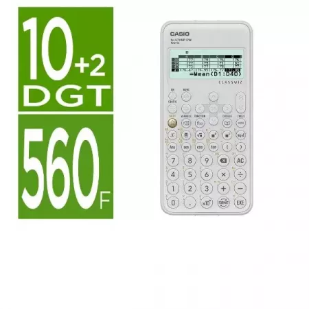 Casio FX-570SP Classwiz: Calculadora Científica 560 Funciones Casio FX-570SP Classwiz: Calculadora Científica 560 Funciones