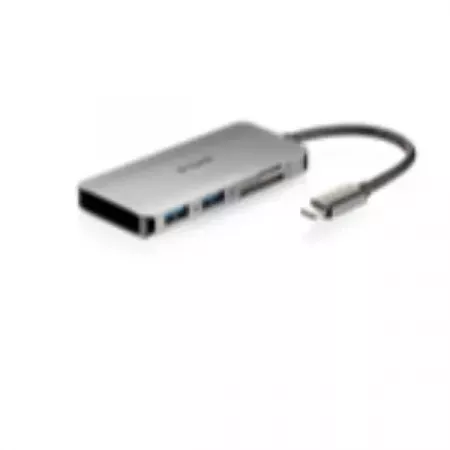 D-Link HUB USB-C Multifuncional con HDMI y Puertos USB 3.0 D-Link HUB USB-C Multifuncional con HDMI y Puertos USB 3.0