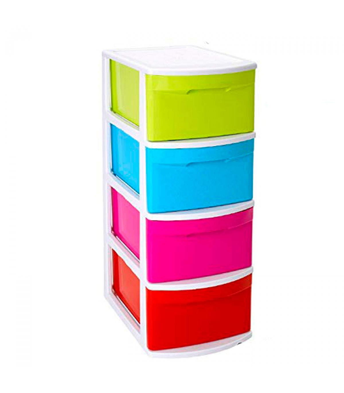 Caja De Almacenamiento Plástica Colores Surtidos