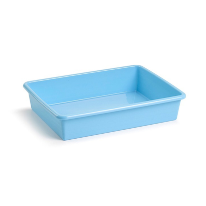 Plastic Forte - Escurreplatos de plástico rectangular con bandeja 38,5 x  38,5 x 8 cm, escurridor de cocina, recipiente secado de