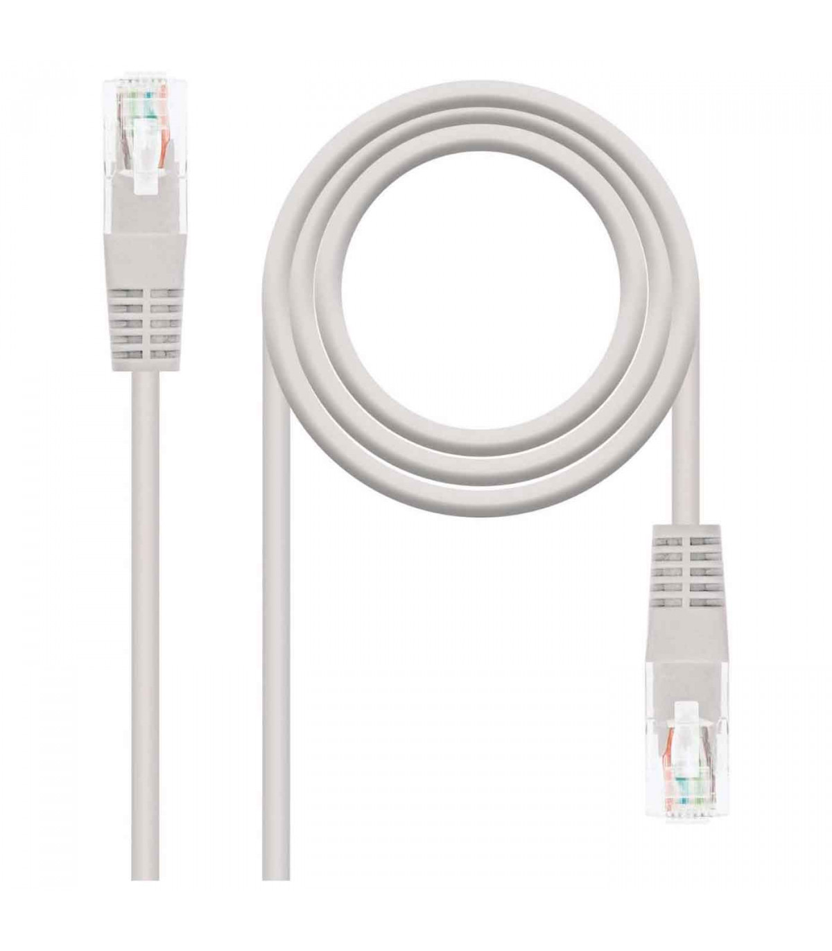 Tradineur - Cable de red Ethernet RJ45 - Fabricado en plástico y
