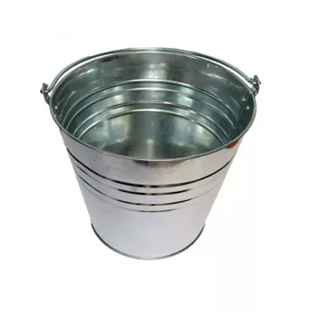 Cubo Metálico Galvanizado 24x18x16.5 cm, Fuerte y Versátil Cubo Metálico Galvanizado 24x18x16.5 cm, Fuerte y Versátil