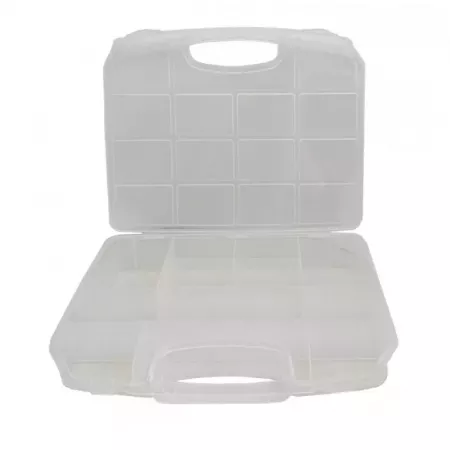 Maletín Clasificador Transparente 9 Compartimentos Resistente Maletín Clasificador Transparente 9 Compartimentos Resistente