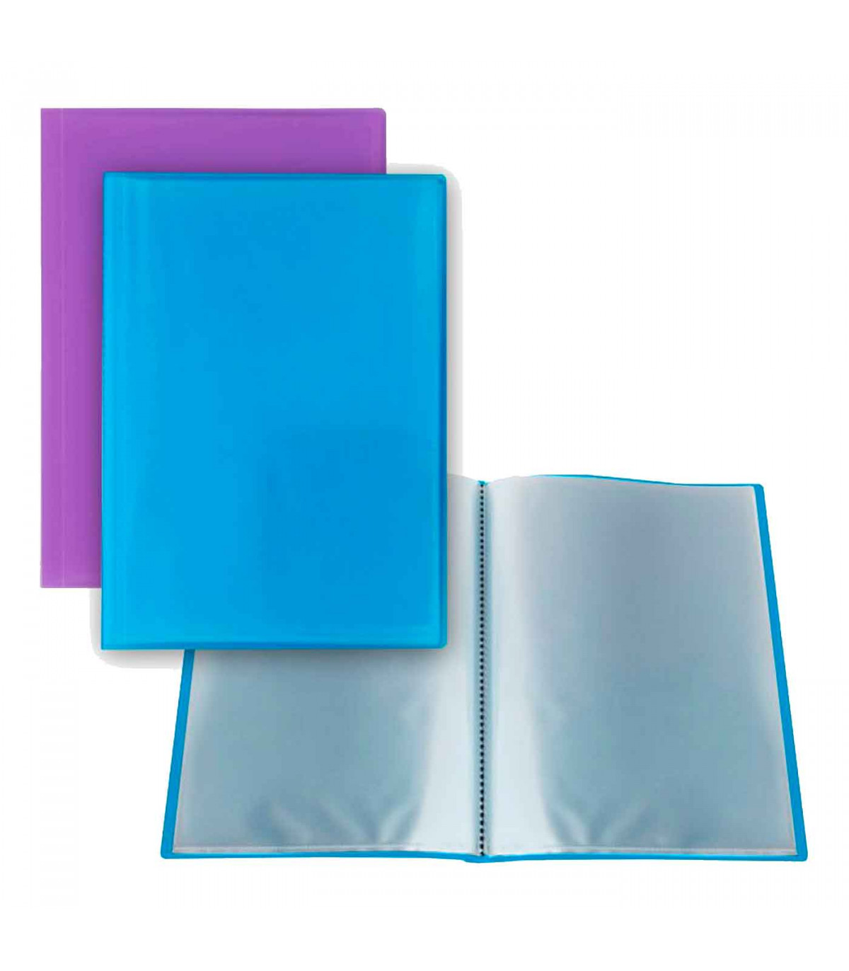 Tradineur - Carpeta de plástico A4 con gomas elásticas y 3 solapas, tamaño  folio, guardar apuntes, documentos, estudiantes, ofic