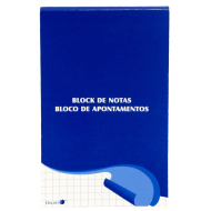 Tradineur - Block de notas - Tapa blanda - Sin Anillas - Hojas cuadriculadas 4x4 - 80 páginas - 60 gr - Formato A5 - 21 x 15 cm