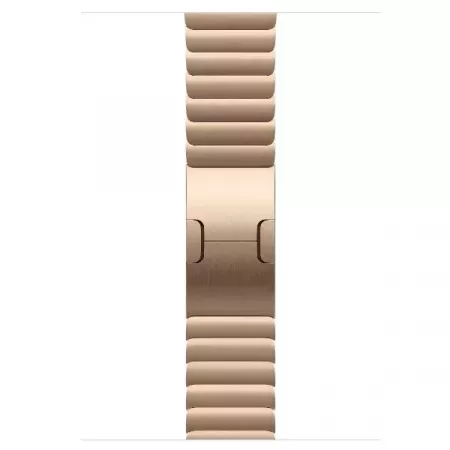 Apple Watch 46mm Dorado con Pulsera de Eslabones Elegante Apple Watch 46mm Dorado con Pulsera de Eslabones Elegante