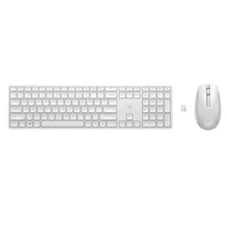 HP Combo Teclado y Ratón Inalámbricos 650 Blanco Elegante HP Combo Teclado y Ratón Inalámbricos 650 Blanco Elegante