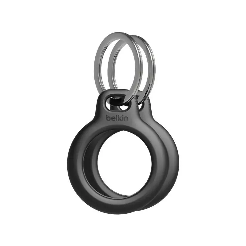 Belkin Soportes con Llavero para AirTag Negro – Pack 2 unidades