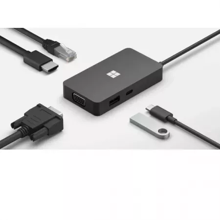 Surface USB-C Travel Hub Negro – Ideal para Viajes USB-C Surface USB-C Travel Hub Negro – Ideal para Viajes USB-C