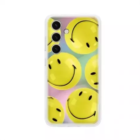 Funda Samsung S24 Flipsuit Smiley Amarilla – Protección y Estilo Funda Samsung S24 Flipsuit Smiley Amarilla – Protección y Estilo